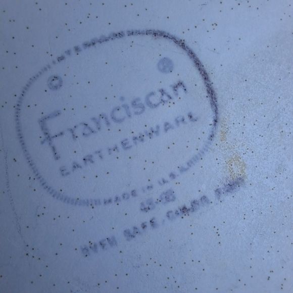 Franciscan Earthenware Stoneware 6 Dinner Plates - Picture 4 of 4